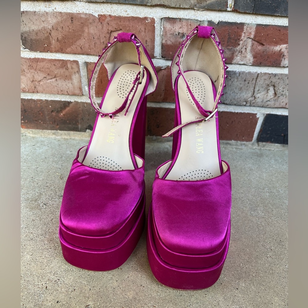 Azalea Wang BARBIE Pink Penelope Platform Heels - Picture 2 of 9